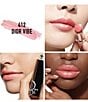 Color:412 Dior Vibe - Image 3 - Dior Addict Refillable Shine Lipstick