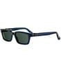 Dior Men's Dior Oblique S5I 53mm Rectangular Sunglasses - Image 1