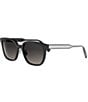 Dior Men's DioRibbon S2F 56mm Square Sunglasses - Image 1