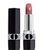 Color:100 Nude Look - Metallic - Image 1 - Rouge Dior Refillable Lipstick - Metallic