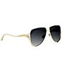 Dior Women's Dior Bow A2U 58mm Pilot Sunglasses - Image 3