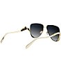 Dior Women's Dior Bow A2U 58mm Pilot Sunglasses - Image 5