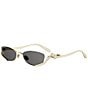 Dior Women's Dior Bow B1U 55mm Oval Sunglasses - Image 1