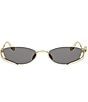 Dior Women's Dior Bow B1U 55mm Oval Sunglasses - Image 2