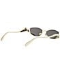 Dior Women's Dior Bow B1U 55mm Oval Sunglasses - Image 5
