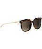 Dior Women's Dior Bow S1I 54mm Square Sunglasses - Image 3