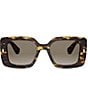 Dior Women's Dior Initials S2I 53mm Oversized Square Sunglasses - Image 2
