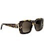 Dior Women's Dior Initials S2I 53mm Oversized Square Sunglasses - Image 3