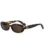 Dior Women's Dior Oblique B1I 52mm Oval Sunglasses - Image 1