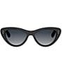 Dior Women's Dior Oblique B2I 55mm Cat Eye Sunglasses - Image 2