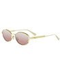 Dior Women's DiorCannage R1U 53mm Mirror Oval Sunglasses - Image 1