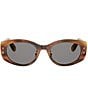 Dior Women's New Dior B1U 52mm Oval Sunglasses - Image 2