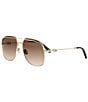 Dior Women's Petit CDA1U 56mm Square Sunglasses - Image 1