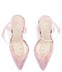 Color:Light Pink Clear - Image 5 - Disney x ALDO Cinderella Glass Slipper Clear Jewel Embellished Pointed Toe Pumps