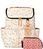 Color:Whimsical Belle - Image 1 - Disney x Petunia Pickle Bottom Method Backpack Diaper Bag - Whimsical Belle