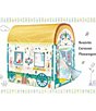 Djeco Caravan Play Structure Tent, Color:Multi - Image 7