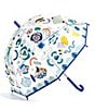 Djeco Fishes Color Changing Umbrella, Color:Clear - Image 1