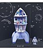 Djeco Space Rocket Color. Assemble. Play. DIY Craft Kit, Color:Multi - Image 5