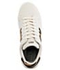 Color:Pebble/Black - Image 4 - Abeni Lace-Up Leather Sneakers
