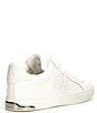 Color:Bright White/White - Image 2 - Abeni Lace-Up Leather Sneakers