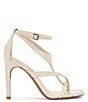 Color:Off White - Image 2 - Audrey Patent Strappy Dress Sandals