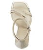 Color:Off White - Image 4 - Audrey Patent Strappy Dress Sandals