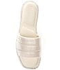 Color:Bone - Image 5 - Bethea Puff Leather Slide Sandals