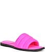 Color:Shocking Pink - Image 1 - Bethea Puff Leather Slide Sandals