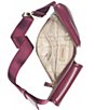 Color:Boysenberry - Image 3 - Brook Leather Sling Belt Bag