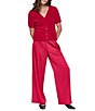 DKNY by Donna Karan Brushed V-Neck Short Sleeve Button Front Cardigan - Image 4