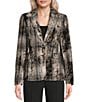 DKNY by Donna Karan Button Notch Collar Long Sleeve Jacket - Image 1