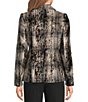 DKNY by Donna Karan Button Notch Collar Long Sleeve Jacket - Image 2
