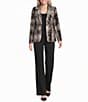 DKNY by Donna Karan Button Notch Collar Long Sleeve Jacket - Image 4