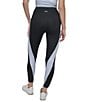 Donna Karan DKNY by Donna Karan Color Block Balance Compression Super High Waist Tight Leggings, Color:Black/Rain - Image 2