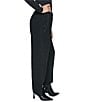DKNY by Donna Karan Contrast Stitch Tab Flat Front High Rise Straight Leg Crop Coordinating Pants - Image 3
