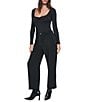 DKNY by Donna Karan Contrast Stitch Tab Flat Front High Rise Straight Leg Crop Coordinating Pants - Image 4