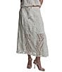 DKNY by Donna Karan Coordinating Crochet Leaf Pull-On Midi Skirt - Image 1