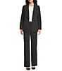 DKNY by Donna Karan Coordinating Pinstripe Commuter Blazer - Image 3