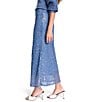 Donna Karan DKNY by Donna Karan Coordinating Sequin Knit A-Line Midi Skirt, Color:Liberty Sky - Image 3