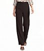 DKNY by Donna Karan Coordinating Textured Crepe Wide Leg Pants - Image 1