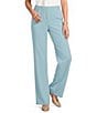 DKNY by Donna Karan Coordinating Tropical Modern Fit Flat Front Straight Leg Pants - Image 1