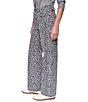 DKNY by Donna Karan Cotton Blend Leopard Print Straight Leg Full Length Jeans - Image 3