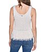 DKNY by Donna Karan Cropped Fringe Tank - Image 6