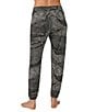 DKNY by Donna Karan Dot Print Micro Jersey Knit Coordinating Lounge Joggers - Image 2