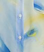 DKNY by Donna Karan Georgette Point Collar 3/4 Roll-Tab Sleeve Button Front Shirt - Image 6
