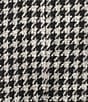 Donna Karan DKNY by Donna Karan Houndstooth Boucle Notch Collar Zip Front Jacket, Color:Black/Ivory - Image 5