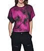 DKNY by Donna Karan Knit Multi Print Crew Neck Short Sleeve Pullover Shirt - Image 5