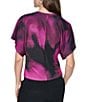 DKNY by Donna Karan Knit Multi Print Crew Neck Short Sleeve Pullover Shirt - Image 6