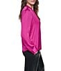 DKNY by Donna Karan Knit V-Neck Long Sleeve Pullover Blouse - Image 3