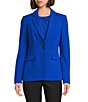 Donna Karan DKNY by Donna Karan Notch Lapel One-Button Jacket, Color:Classic Blue - Image 1